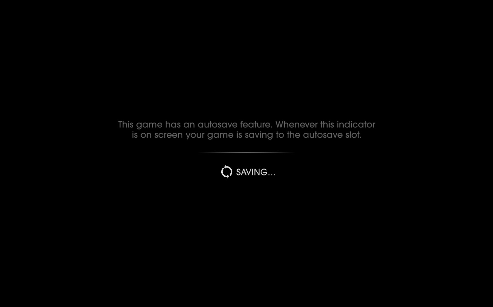 Autosave Loading Screen 1